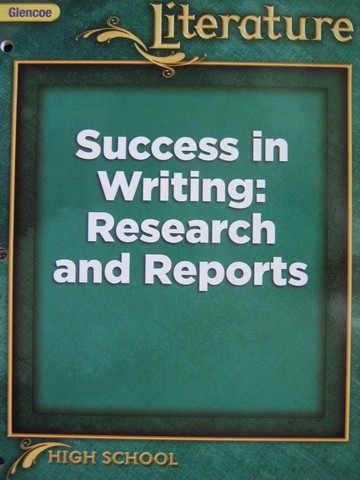 (image for) Glencoe Literature HS Success in Writing Research & Reports (P)