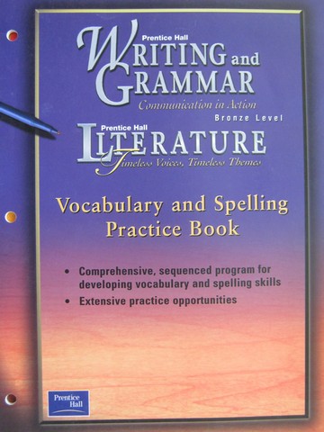 (image for) Writing & Grammar Bronze Vocabulary & Spelling Practice (P)