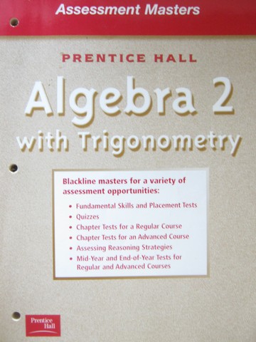 (image for) Algebra 2 with Trigonometry Assessment Masters (P)