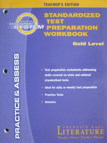 (image for) PH Literature Gold Standardized Test Preparation WB TE (TE)(P)