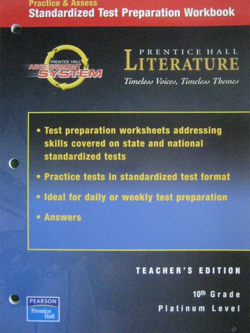 (image for) Literature Platinum Level Standardized Test Preparation TE (P)