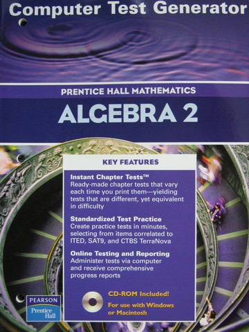 (image for) Algebra 2 Computer Test Generator (P)