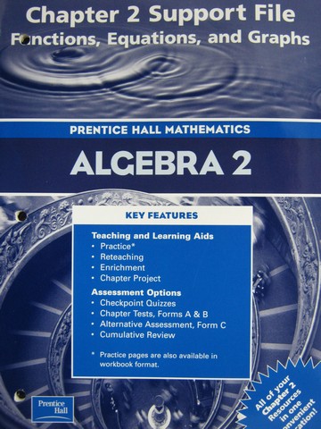 (image for) Algebra 2 Chapter 2 Grab & Go File (P)