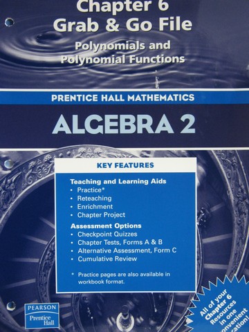 (image for) Algebra 2 Chapter 6 Grab & Go File (P)