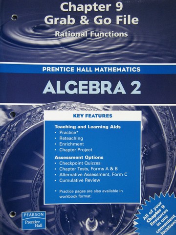 (image for) Algebra 2 Chapter 9 Grab & Go File (P)