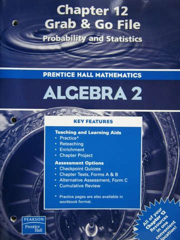 (image for) Algebra 2 Chapter 12 Grab & Go File (P)