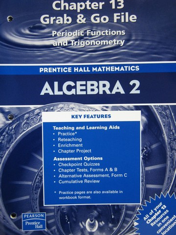 (image for) Algebra 2 Chapter 13 Grab & Go File (P)