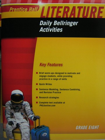 (image for) PH Literature 8 Penguin Edition Daily Bellringer Activities (P)