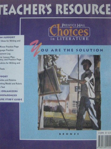 (image for) Choices in Literature Bronze You Are the Solution (TE)(Binder)