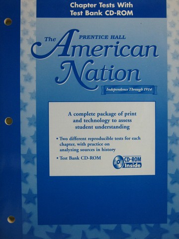 American Nation Chapter Tests With Test Bank CD-ROM (P) [0134358104 ...