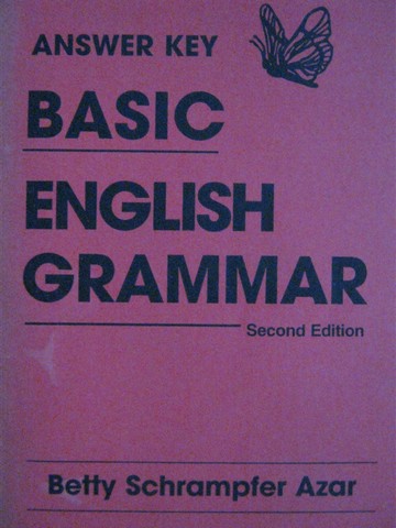 (image for) Basic English Grammar 2nd Edition Answer Key (P) by Betty Azar