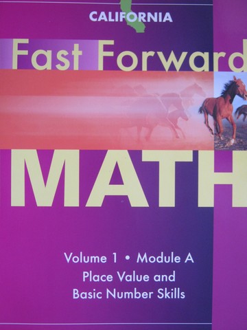 (image for) Fast Forward Math Volume 1 Module A (CA)(P) by Tom Roby