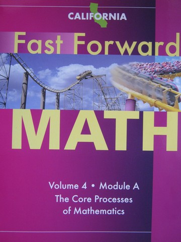 (image for) Fast Forward Math Volume 4 Module A (CA)(P) by Tom Roby