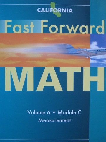 (image for) Fast Forward Math Volume 6 Module C (CA)(P) by Tom Roby