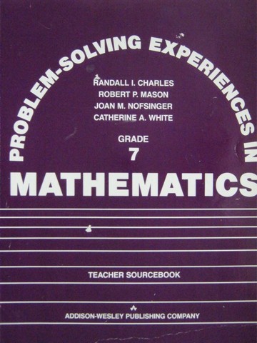 (image for) Problem-Solving Experiences in Mathematics 7 TS (TE)(P)
