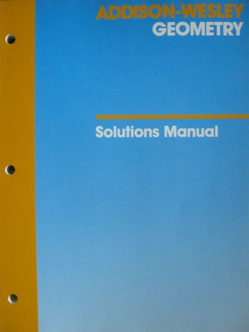 (image for) Geometry Solutions Manual (P)