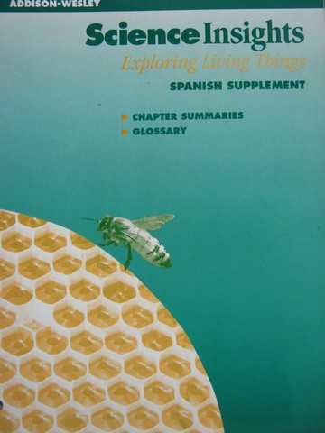 (image for) Science Insights Exploring Living Things Spanish Supplement (P)