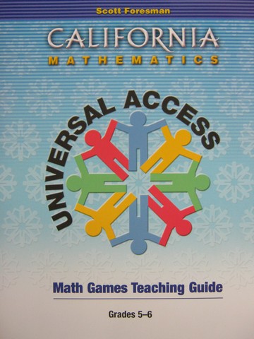 (image for) California Mathematics 5-6 Math Games TG (CA)(TE)(P)