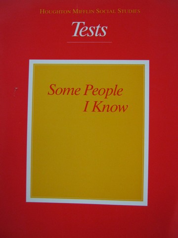 (image for) Some People I Know 2 Tests (P)