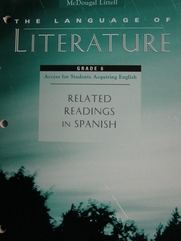 (image for) Language of Literature 6 Related Readings in Spanish (P)