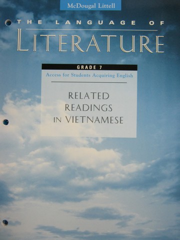 (image for) Language of Literature 7 Related Readings in Vietnamese (P)