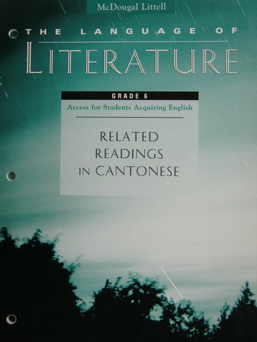 (image for) Language of Literature 6 Related Readings in Cantonese (P)