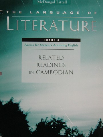 (image for) Language of Literature 6 Related Readings in Cambodian (P)