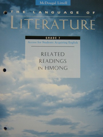 (image for) Language of Literature 7 Related Readings in Hmong (P)