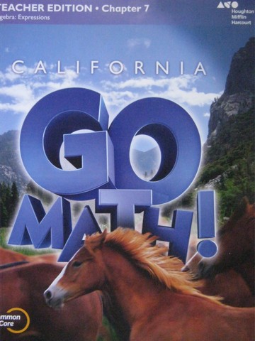 (image for) California Go Math! 6 Common Core TE Chapter 7 (CA)(TE)(P)