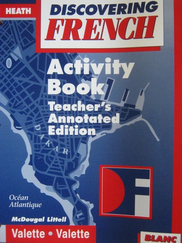 (image for) Discovering French Blanc Activity Book TAE (TE)(P) by Valette,