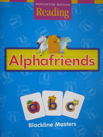 (image for) Reading K Alphafriends Blackline Masters (P)