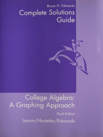 (image for) College Algebra 3rd Edition Complete Solutions Guide (P)