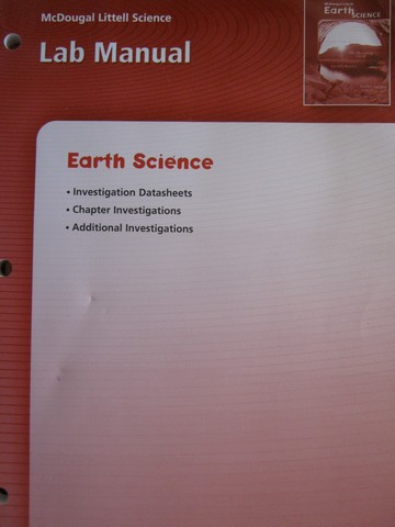 (image for) Earth Science Lab Manual (P)
