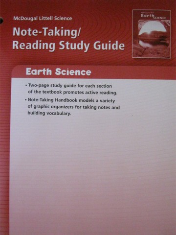 (image for) Earth Science Note-Taking Reading Study Guide (P)