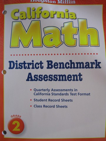 (image for) California Math 2 District Benchmark Assessment (CA)(P)