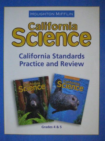 (image for) California Science 4&5 Standards Practice & Review TE (TE)(P)