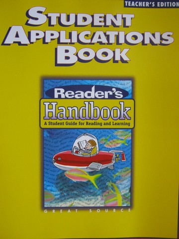 (image for) Reader's Handbook 4 Student Applications Book TE (TE)(P)