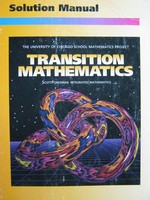 (image for) UCSMP Transition Mathematics Solution Manual (P)