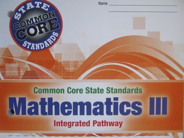 (image for) CCSS Integrated Pathway Mathematics 3 Student Workbook 2A (P)