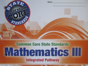 (image for) CCSS Integrated Pathway Mathematics 3 Student Workbook 2B (P)