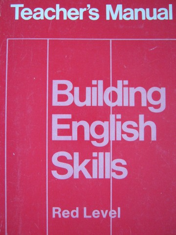 (image for) Building English Skills Red Level TM (TE)(P) by Blackall,
