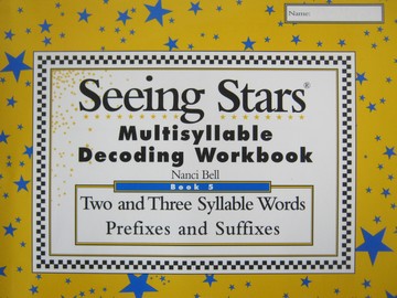 (image for) Seeing Stars Multisyllable Decoding Workbook 5 (P) by Nanci Bell