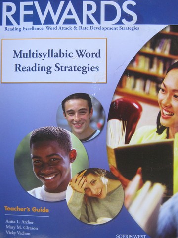 (image for) REWARDS Multisyllabic Word Reading Strategies TG (TE)(P)