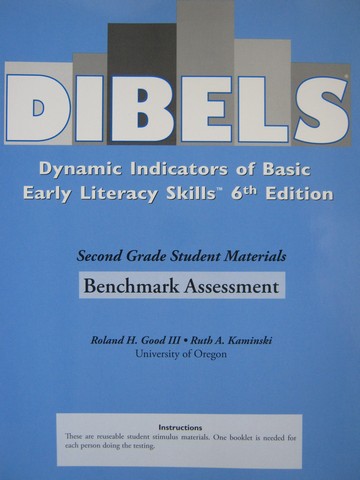 (image for) DIBELS 6th Edition 2 Benchmark Assessment (P) by Good III,