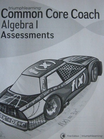 (image for) Common Core Coach Algebra 1 Assessments (P)