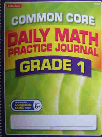 (image for) Common Core Daily Math Practice Journal Grade 1 (Spiral)