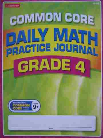 (image for) Common Core Daily Math Practice Journal Grade 4 (Spiral)