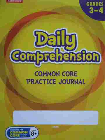 (image for) Daily Comprehension Common Core Pratice Journal 3-4 (Spiral)