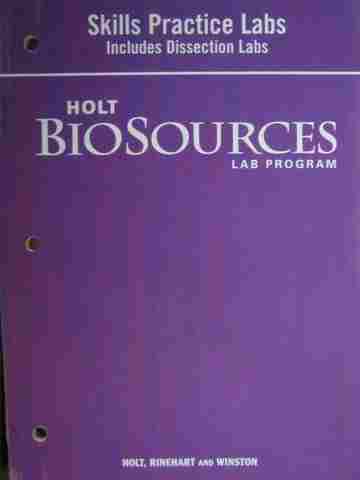 (image for) Biosources Lab Program Skills Practice Labs (P)