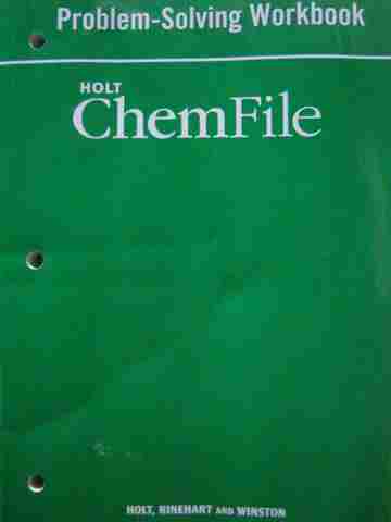 (image for) ChemFile Problem-Solving Workbook With Answer Key (P)